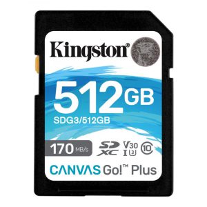 Thẻ nhớ Kingston SD Canvas Go Plus 512GB – SDG3/512GB