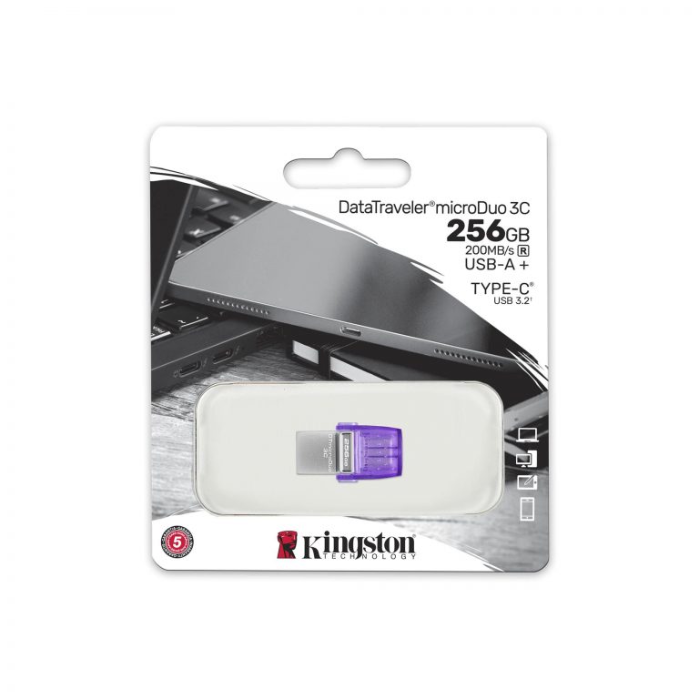 USB Kingston DataTraveler MicroDuo 3C 256GB – DTDUO3CG3/256GB - Ảnh 3