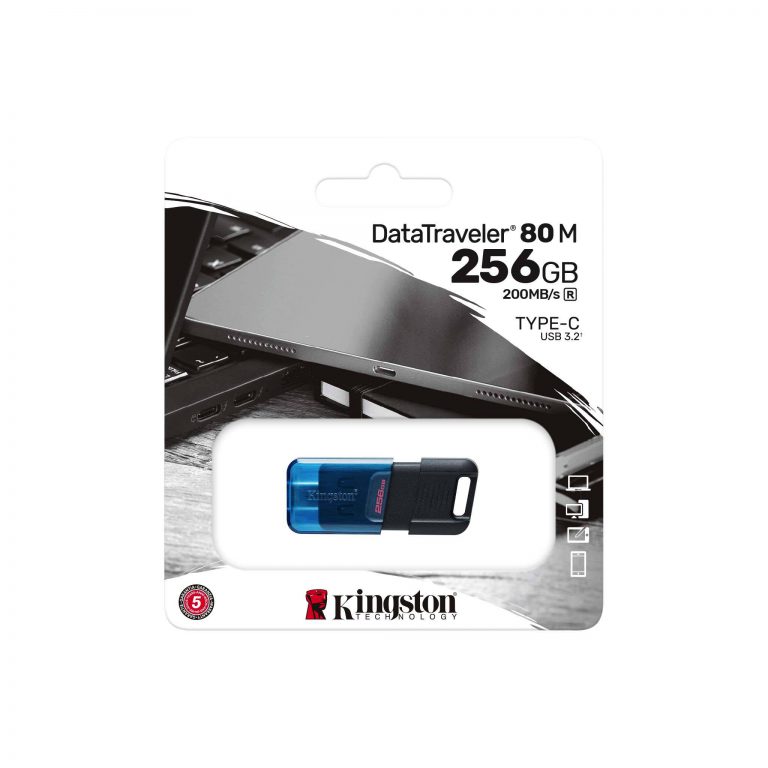 USB Kingston DataTraveler 80 M 256GB Type-C – DT80M/256GB - Ảnh 3