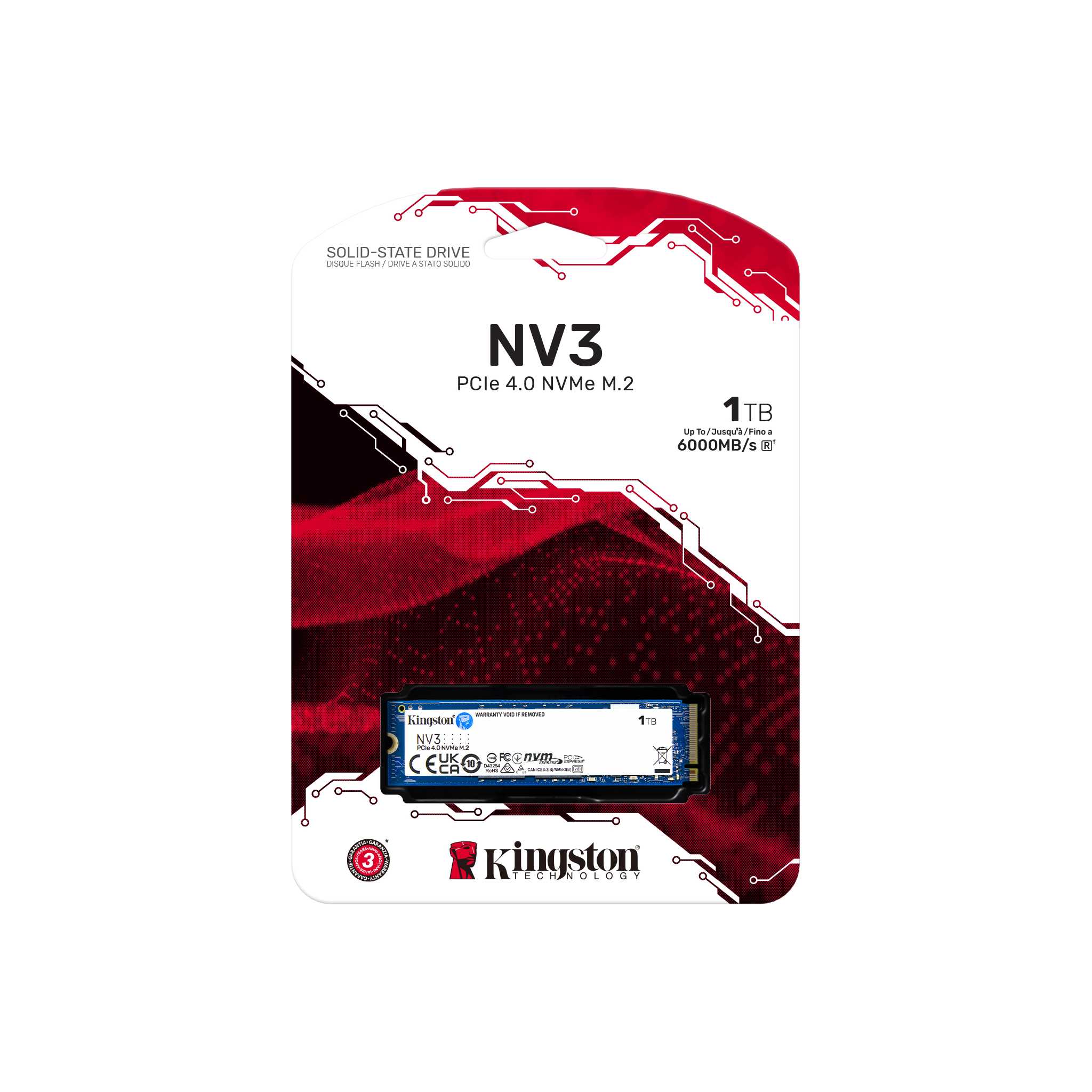 SSD Kingston NV3 1TB M.2 PCIe NVMe Gen4 – SNV3S/1000G - Ảnh 3