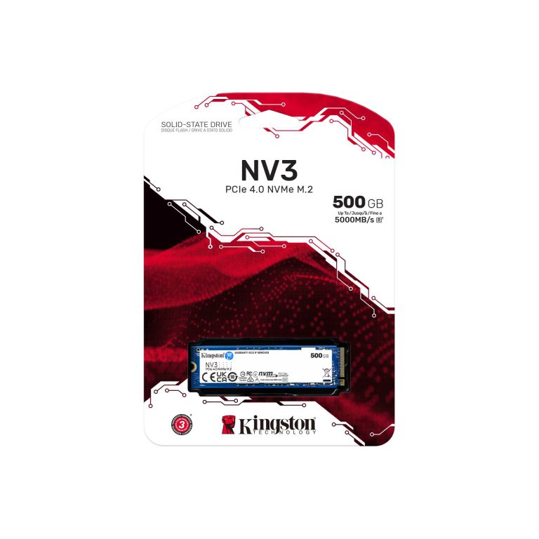 SSD Kingston NV3 500GB M.2 PCIe NVMe Gen4 – SNV3S/500G - Ảnh 3