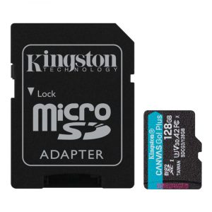 Thẻ nhớ Kingston 128GB microSDXC Canvas Go Plus 170R-Adapter-SDCG3/128GB