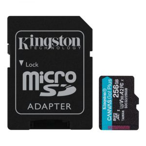 Thẻ nhớ Kingston 256GB microSDXC Canvas Go Plus 170R-Adapter-SDCG3/256GB