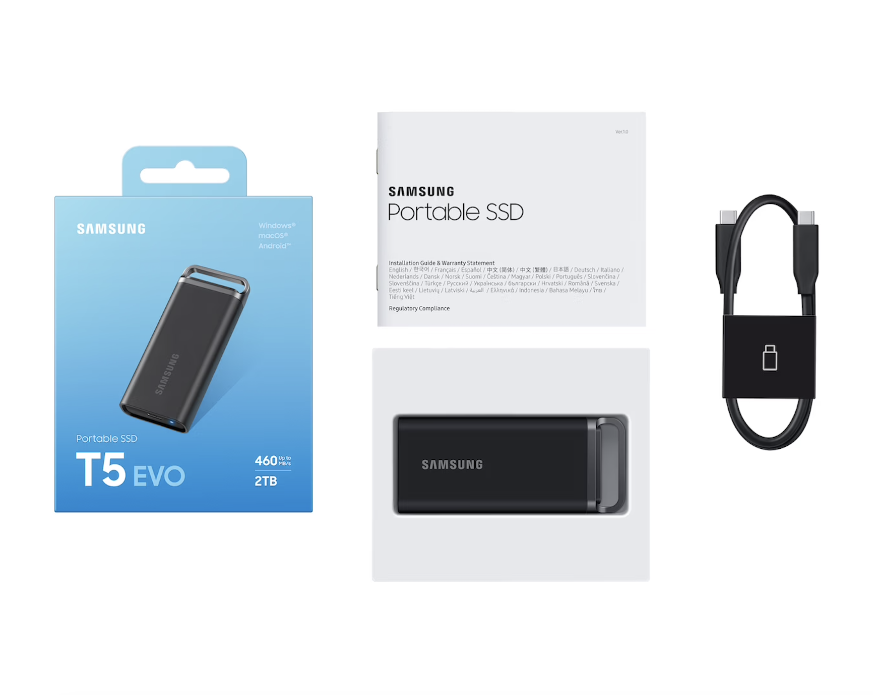 Ổ Cứng Di Động SSD Samsung T5 EVO 2TB - Ảnh 8