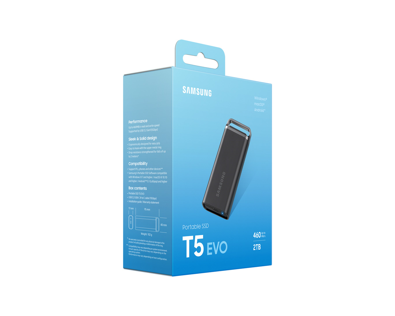Ổ Cứng Di Động SSD Samsung T5 EVO 2TB - Ảnh 6