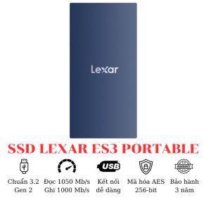 Ổ Cứng Di Động Lexar ES3 Portable 1TB